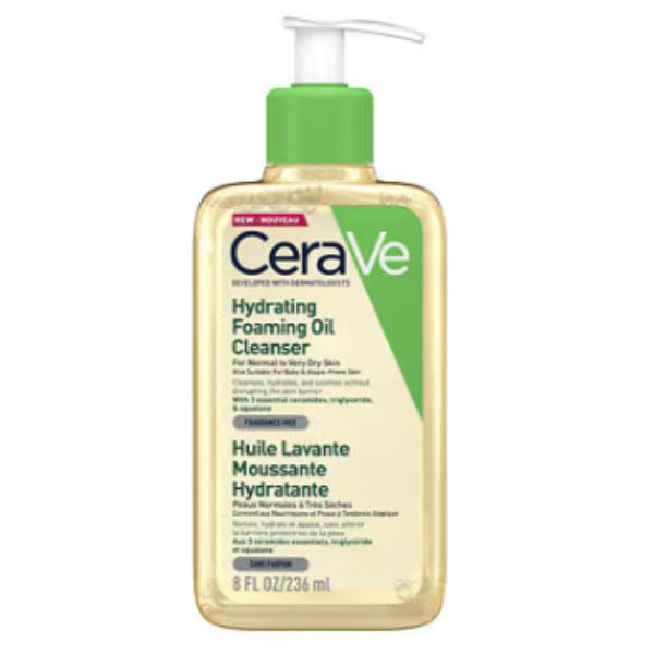 CeraVe Hydrating Foaming Oil Cleanser, 236ml