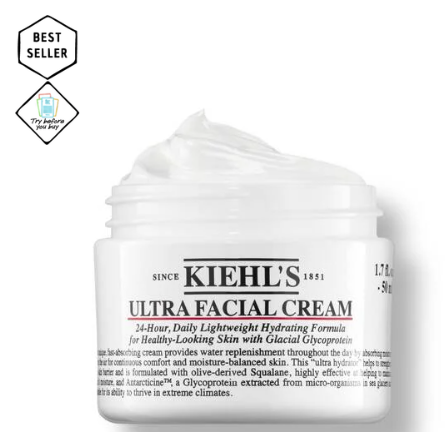 Kiehl's Ultra Facial Cream With Squalane (Moisturiser), 50 ml