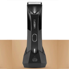 MANSCAPED™ Electric Groin Hair Trimmer, The Lawn Mower™ 4.0, Replaceable SkinSafe™ Ceramic Blade Heads, Waterproof Wet / Dry Clippers, Rechargeable, Wireless Charging, Ultimate Male Body Groomer