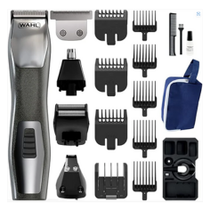 Wahl Chromium 11-in-1 Multigroomer, Beard Trimmer for Men, Nose Hair Trimmer, Stubble Trimmer, Body Trimmers for Men, Male Grooming Set