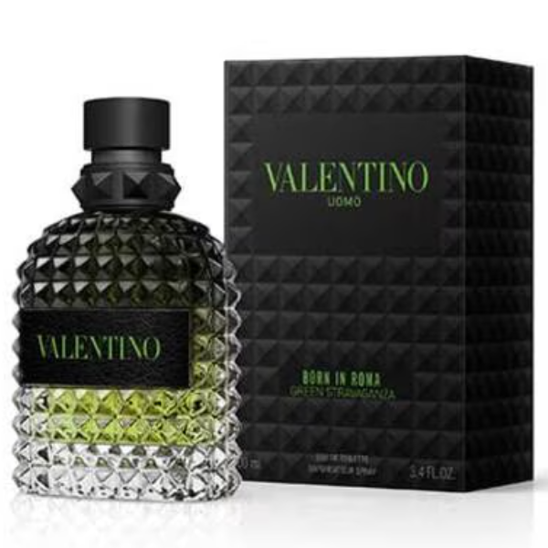 Valentino Born In Roma Uomo Green Stravaganza,Eau de Toilette Spray, 100ml