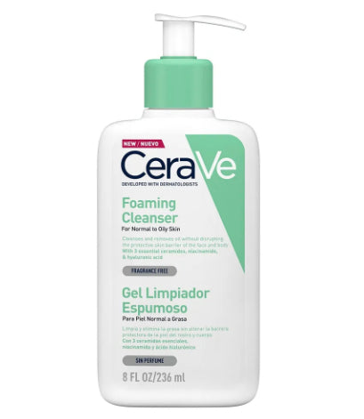 CeraVe Foaming Cleanser for Normal to Oily Skin, 236ml