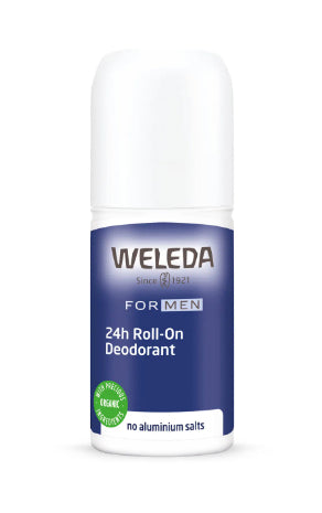 Weleda for men 24h roll-on deodorant, 50 ml