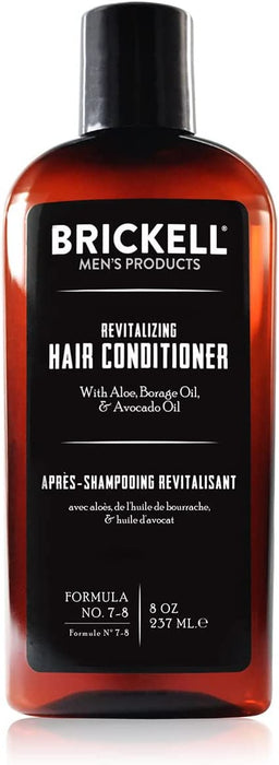 Brickell Revitalizing Hair and Scalp Conditioner for Men, 237ml