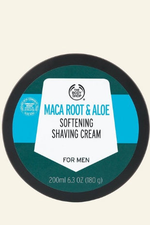 Bodyshop Maca Root & Aloe Softening Shaving Cream, 200 ml