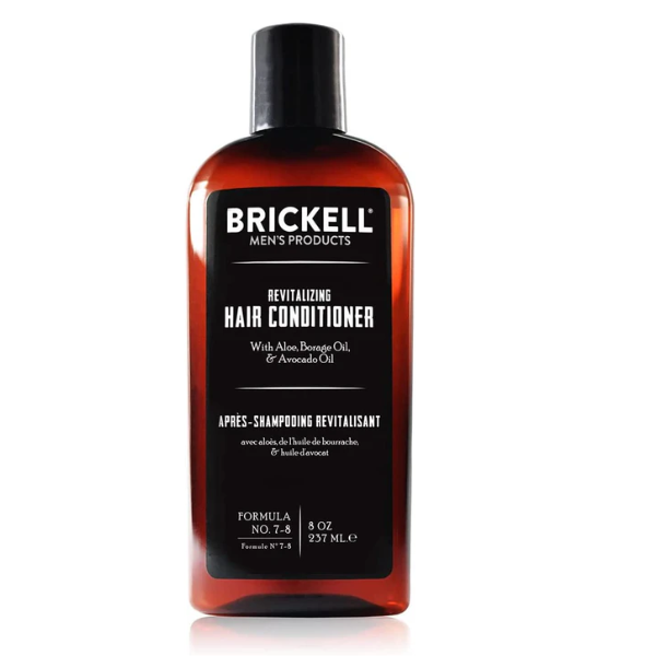 Brickell Revitalizing Hair and Scalp Conditioner for Men, 237ml