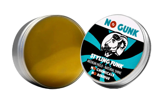 No Gunk Styling Funk - Natural Hair Wax for Hair & Beard, 50g