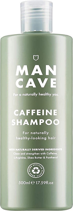 ManCave Caffeine Shampoo for Men, 500ml