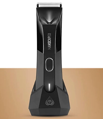 MANSCAPED™ Electric Groin Hair Trimmer, The Lawn Mower™ 4.0, Replaceable SkinSafe™ Ceramic Blade Heads, Waterproof Wet / Dry Clippers, Rechargeable, Wireless Charging, Ultimate Male Body Groomer